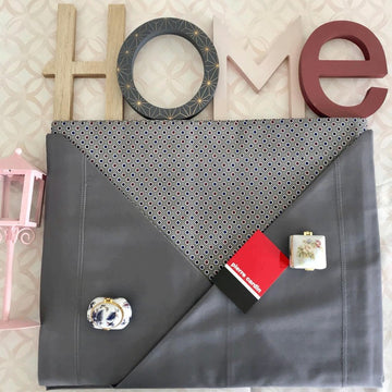 Lenzuola matrimoniale 4 federe art. Percalle pois – Pierre Cardin