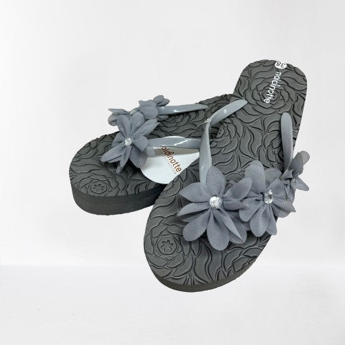 Infradito rialzato art. PF2079 grigio - Noidinotte