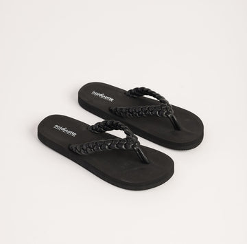 Infradito treccia rif. PF2897 nero - Noidinotte