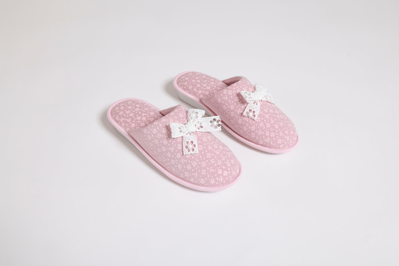 Pantofola con rialzo rosa - Noidinotte