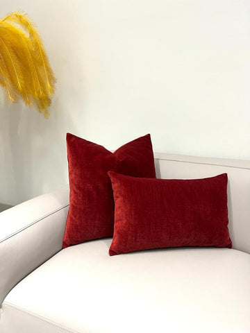 Cuscino arredo in velluto art. RED