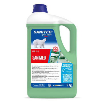 Disinfettante concentrato professionale da 5 litri P.M.C.
utilizzabile con nebulizzatori SANIMED - Sanitec