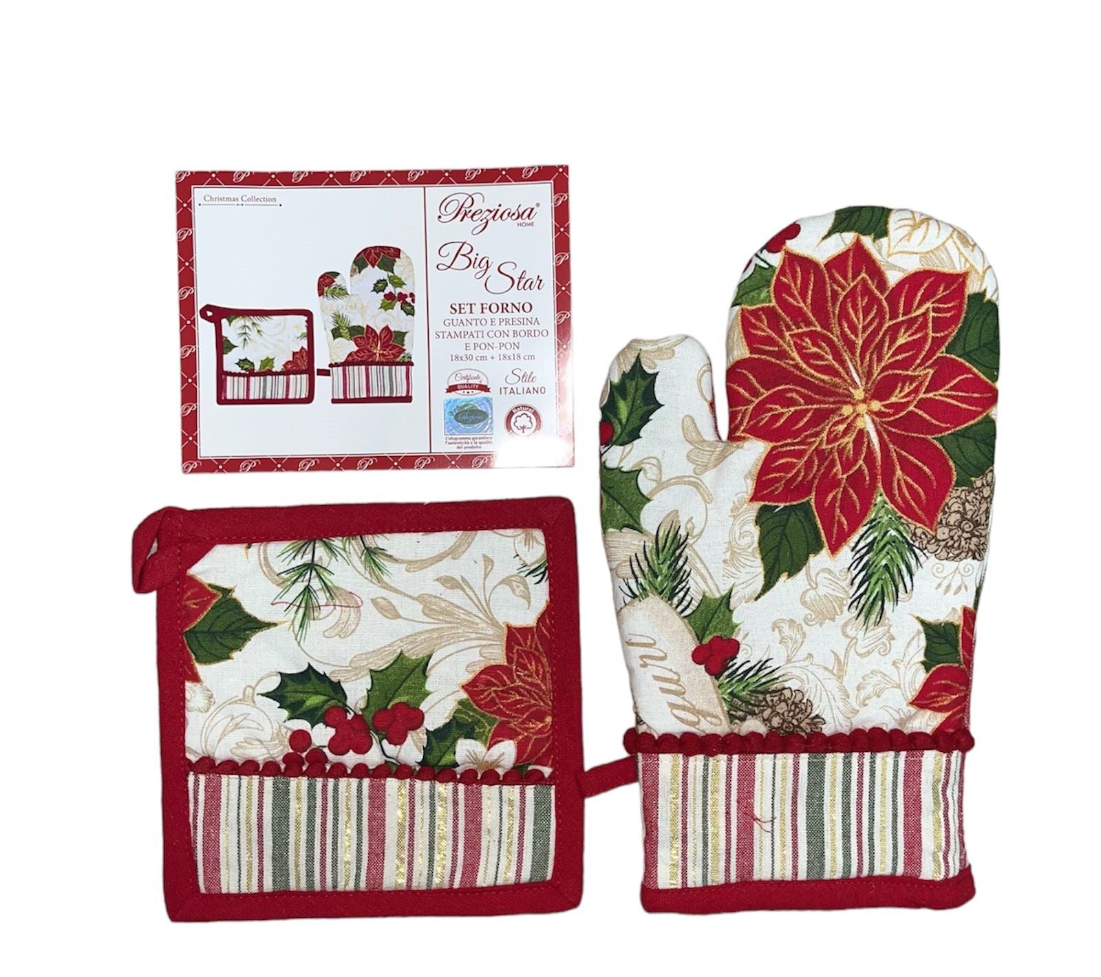 Set forno natalizio art. Big star - Preziosa Home