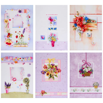 Set di 6 strofinacci con stampa digitale art. Tiffany 16 - Vingi