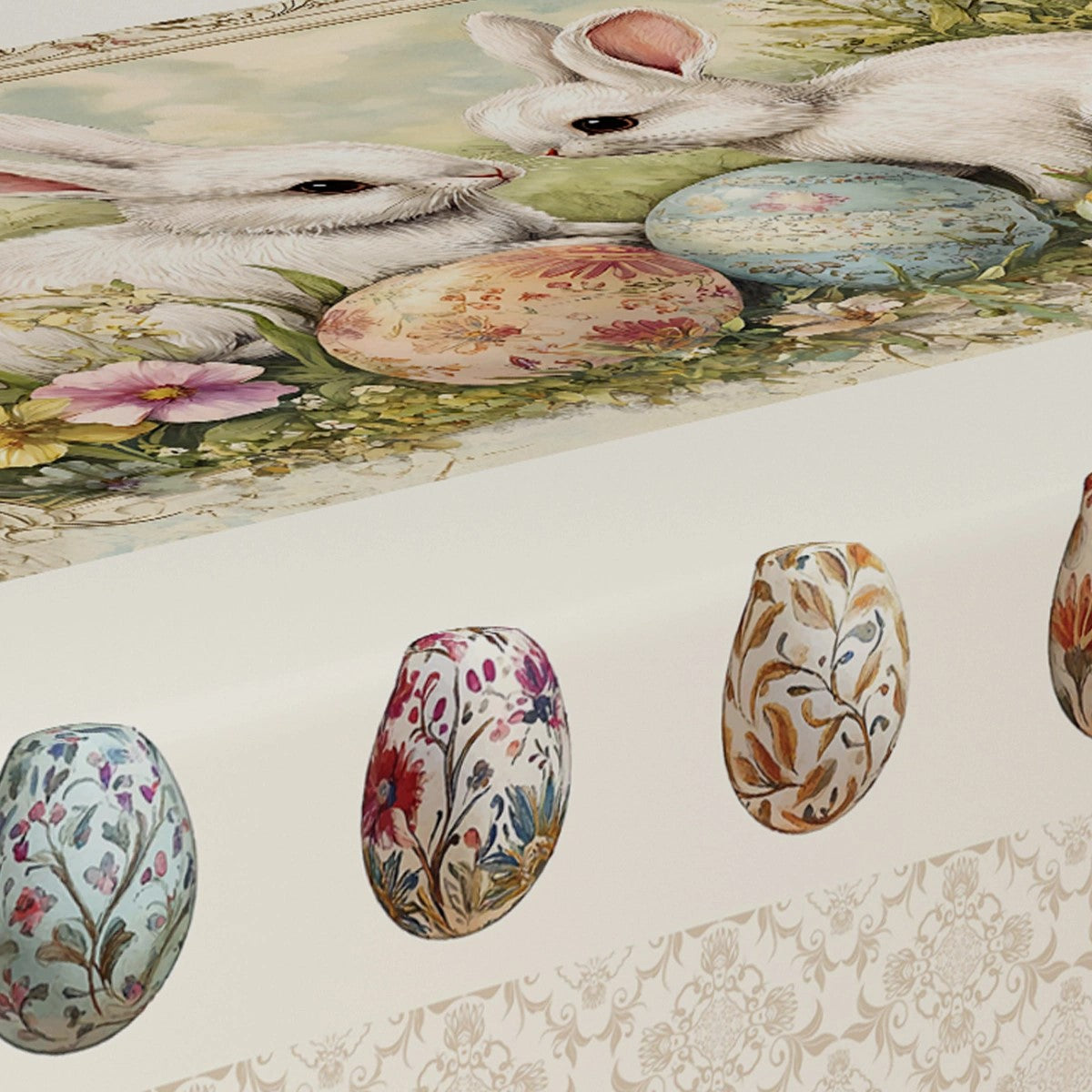 Tovaglia da tavola Pasqua art. Tiffany dis. 9 - Vingi