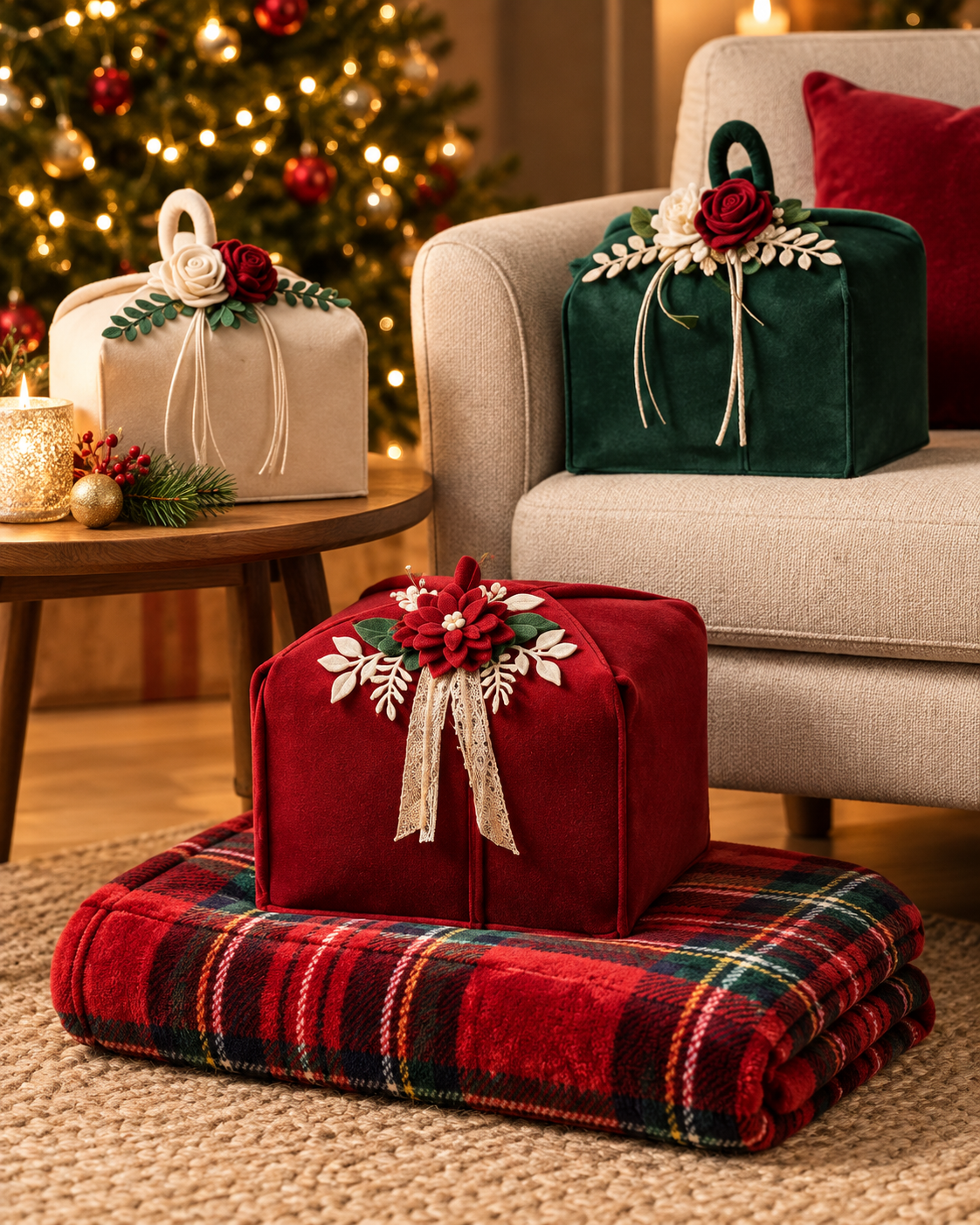 Plaid arredo con borsa art. Tindra Natalucci - FancyHome