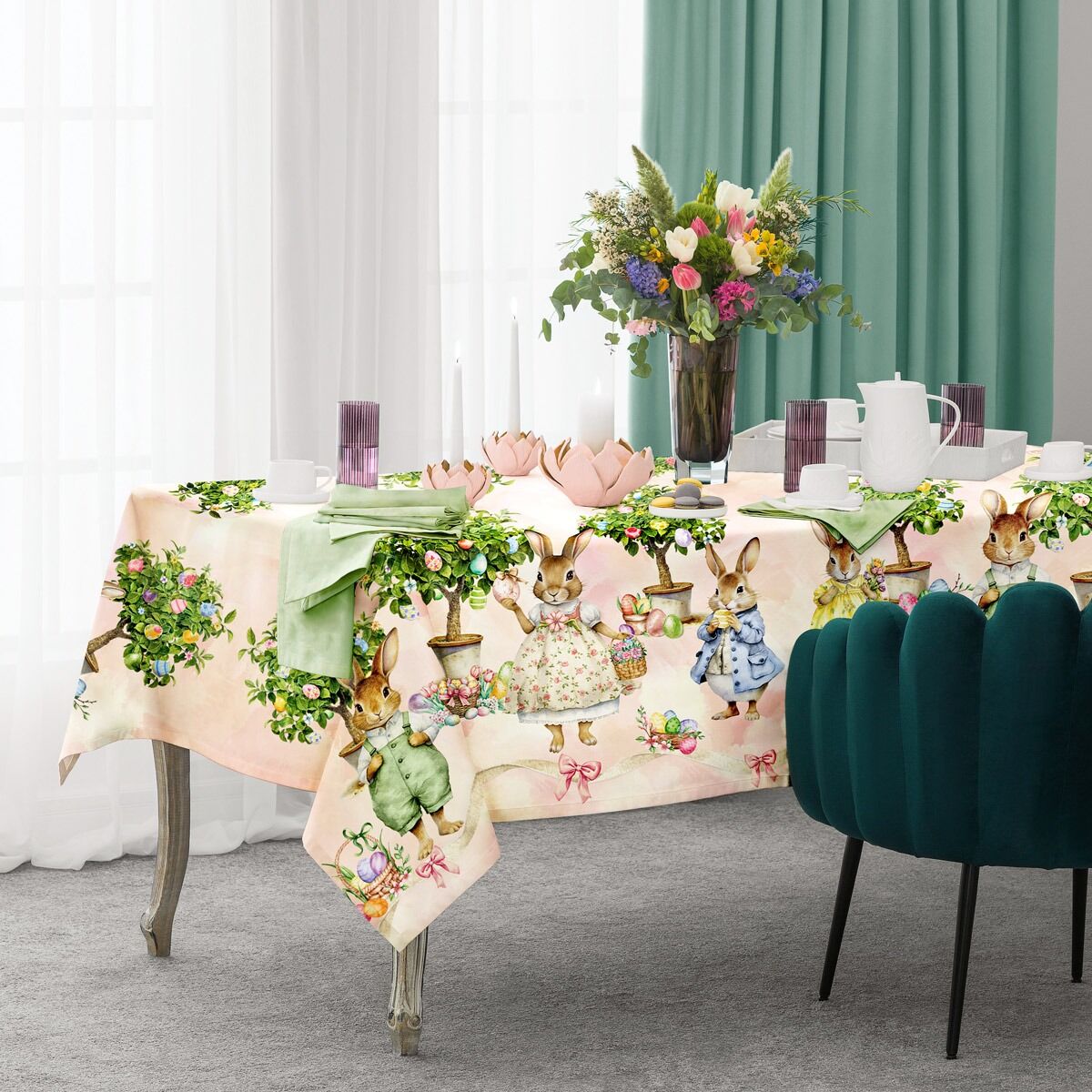 Tovaglia da tavola art. Albero - Maestri Cotonieri