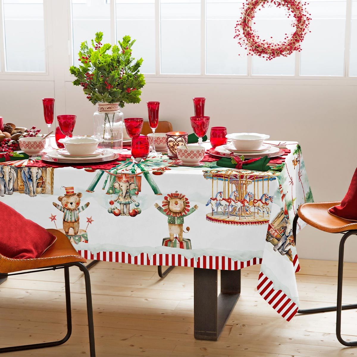 Tovaglia da tavola art. Circus - Maestri Cotonieri