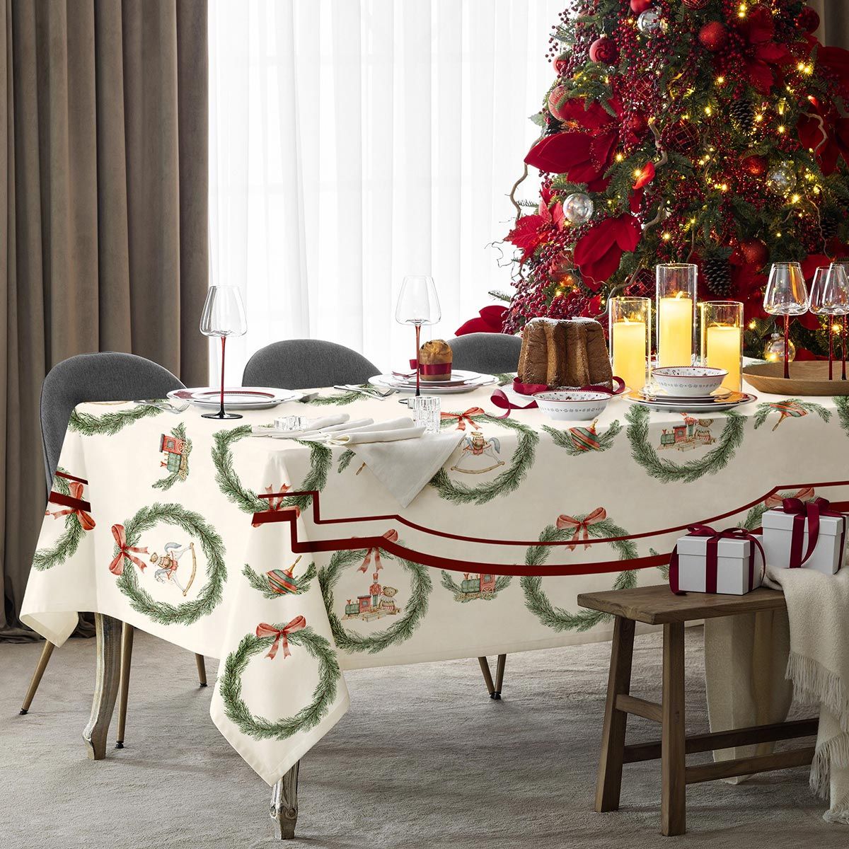 Tovaglia da tavola art. Dondolo - Maestri Cotonieri