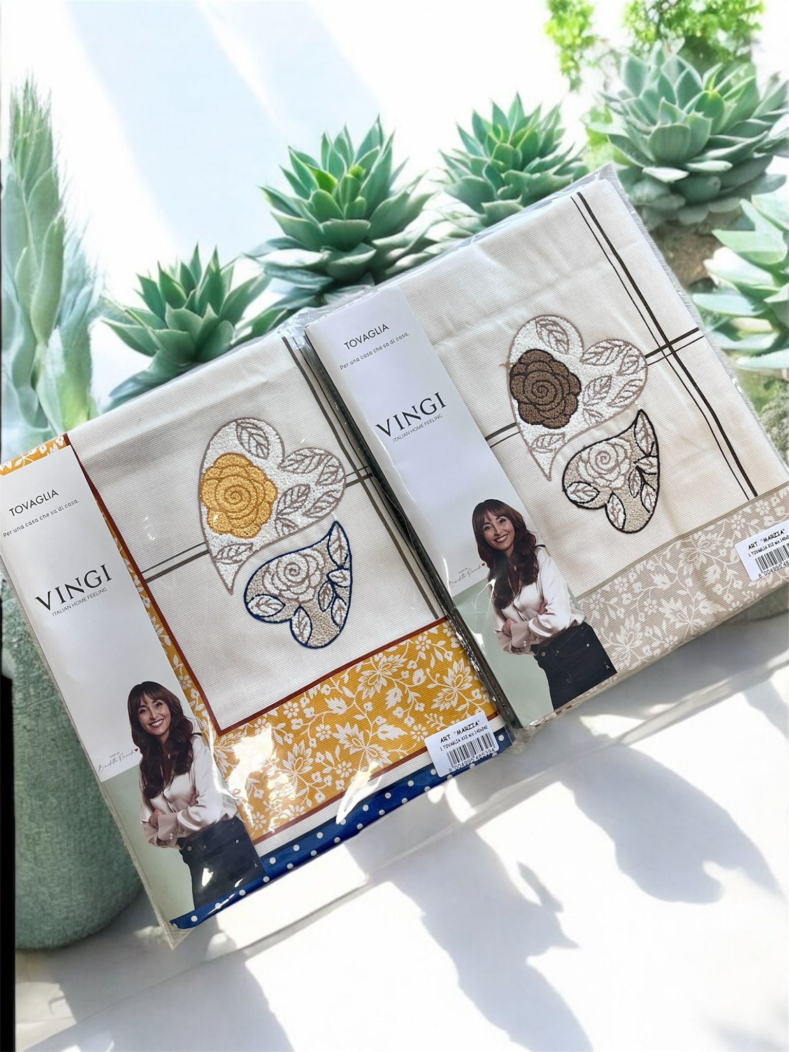 Tovaglia da tavola art. Marzia Heart - Vingi