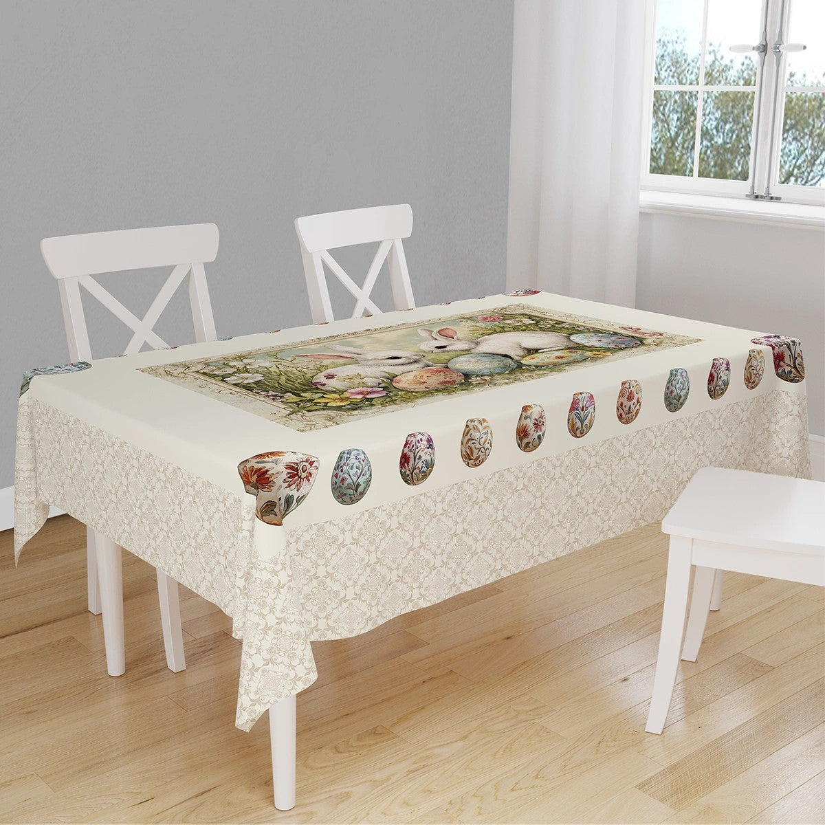 Tovaglia da tavola Pasqua art. Tiffany dis. 9 - Vingi