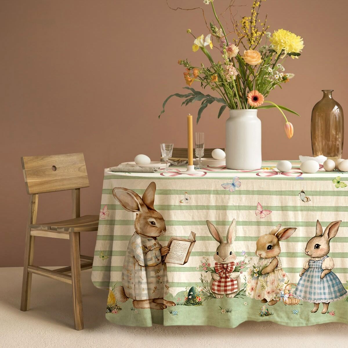 Tovaglia da tavola art. Nonno Coniglio - Maestri Cotonieri