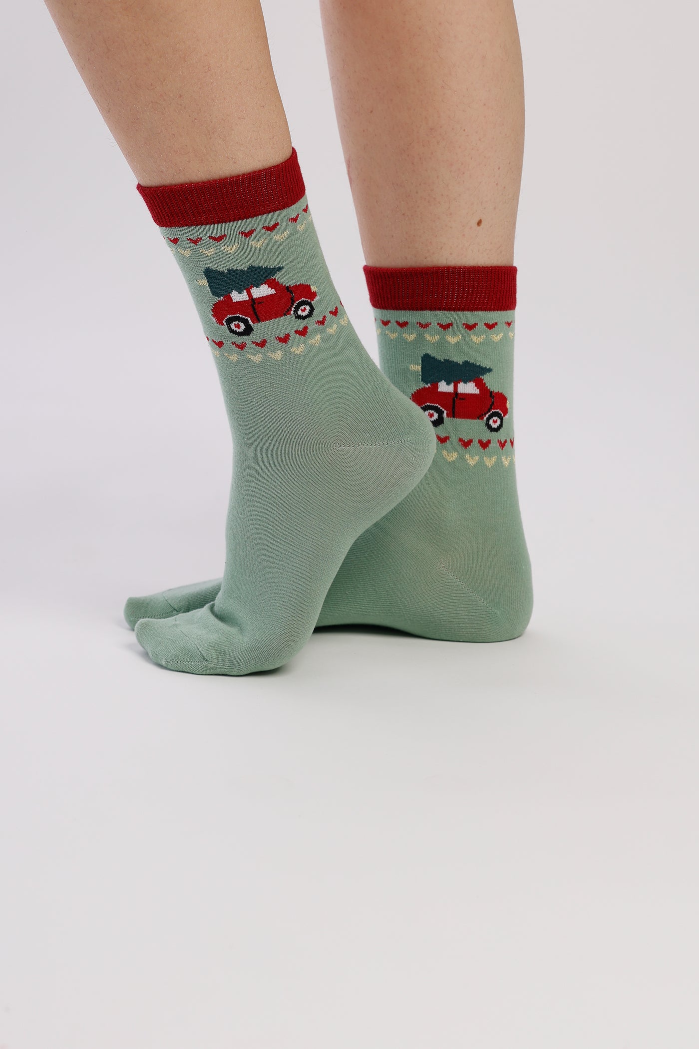 Calzini in caldo cotone CAR GREEN – art. TR1236 – Noidinotte