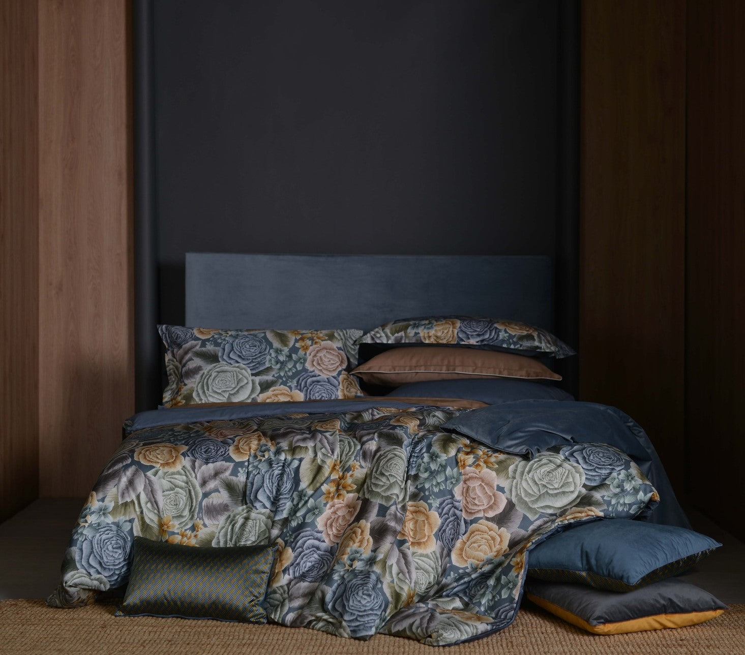 Trapunta in raso di cotone art. BOUQUET - Reevèr