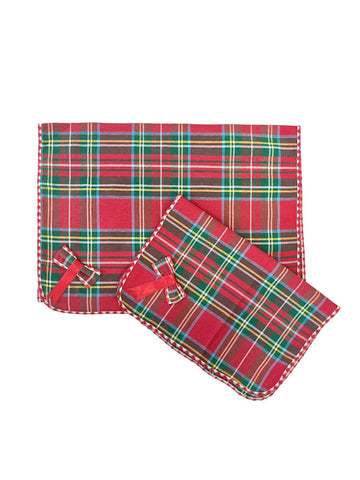 Tris centro scozzese con fiocco - Nausikaa