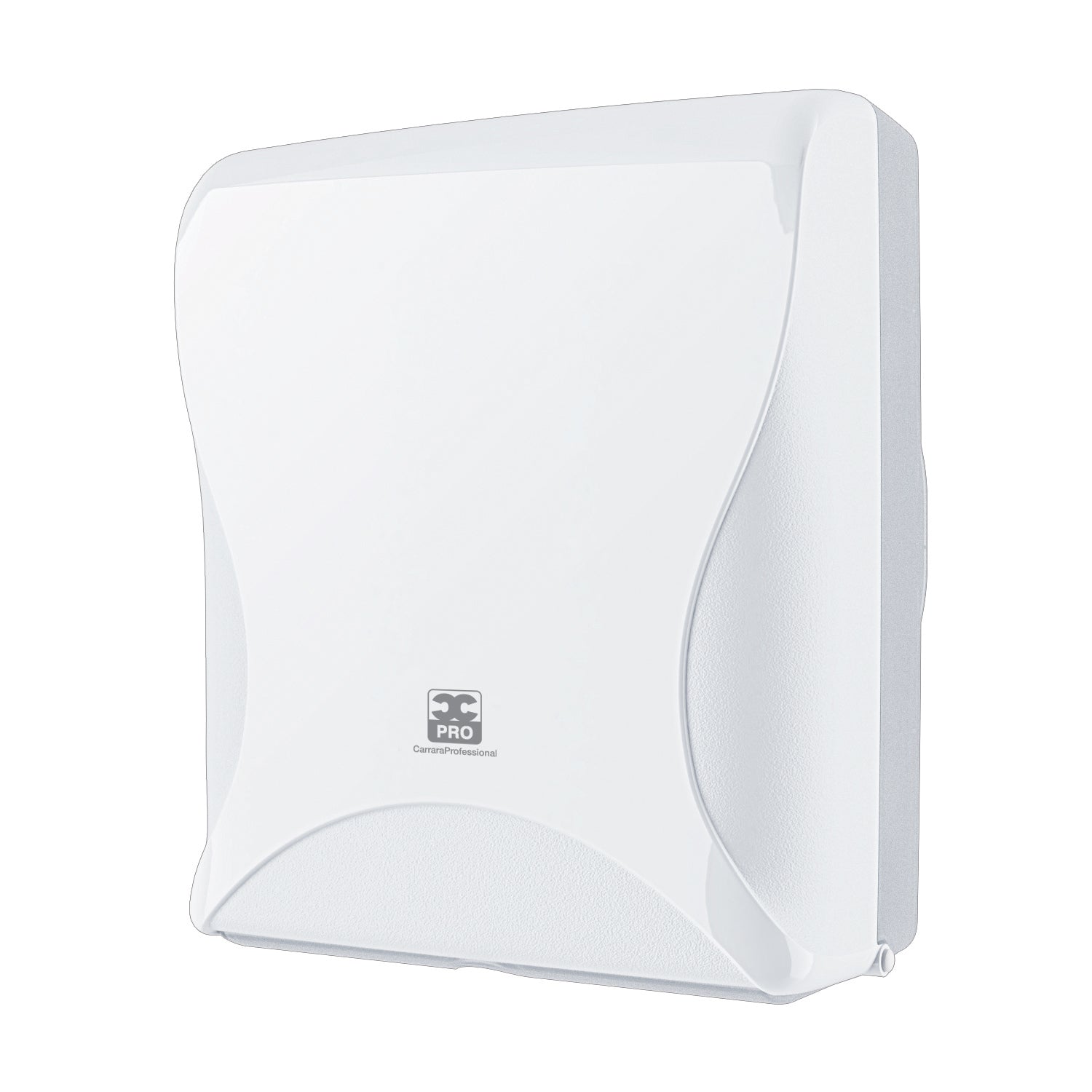 Dispenser carta asciugamani salviette piegate a "C", "Z", "M" e "V". Base in ABS Capienza fino a 300 fogli di carta