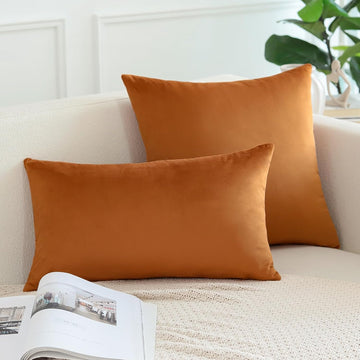 Cuscino arredo in velluto art. Velvet nocciola