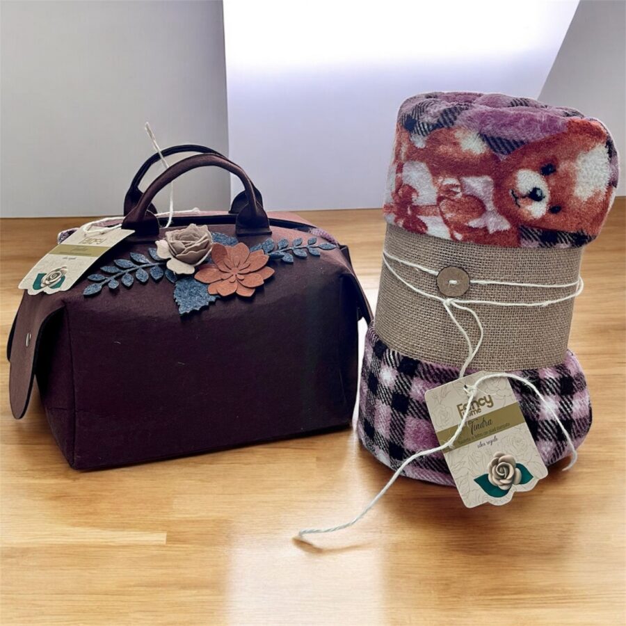 Plaid arredo con borsa art. Tindra – FancyHome