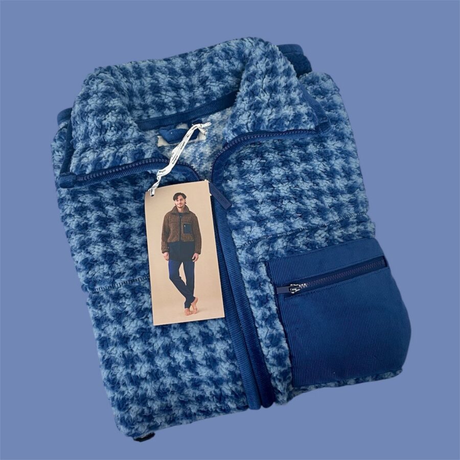 Giacca uomo eco-pelliccia pied de poule art. GE3069 - Noidinotte