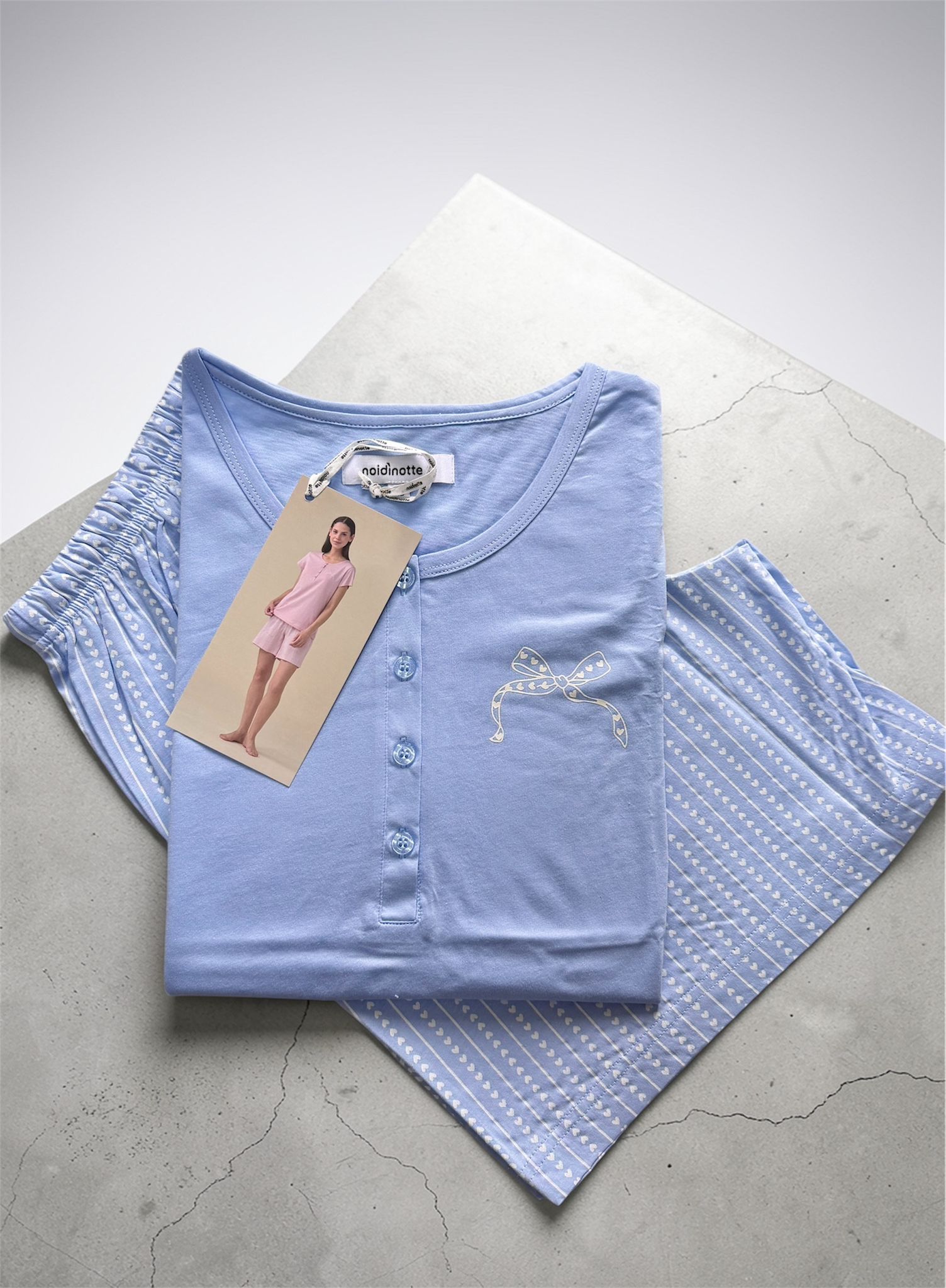 Pigiama donna corto heart art. FA9566 - Noidinotte