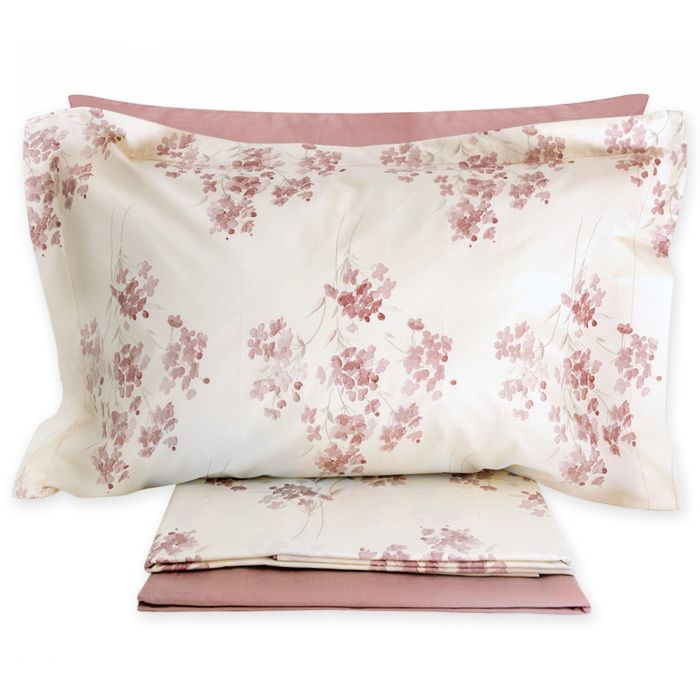 Completo lenzuola art. Amsterdam Pink - Maestri Cotonieri