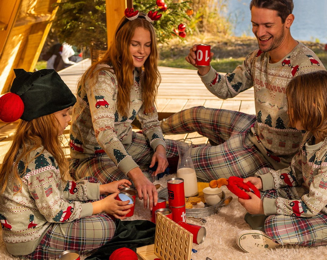 Pigiama bambina/o lungo family XMAS art. FE2437 - Noidinotte